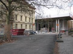 Bauarbeiten zum Museum Scharf-Gerstenberg