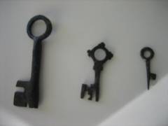 Schlüssel im Museum für Vor- und Frühgeschichte