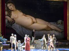 „La Rondine“ in der Deutschen Oper / Foto © Frank Wecker