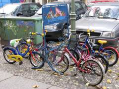 Fahrradständer in der Nehringstraße